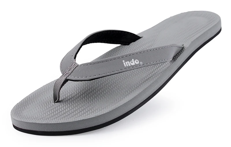Indosole Essentials Flip Flops Women Granite – Eco-Friendly Recycled Tire Sandals for Women