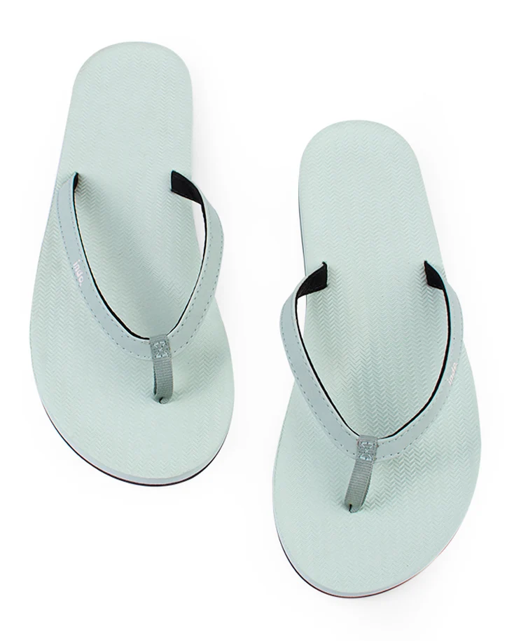 Indosole Essentials Flip Flops Women Light Leaf – Eco-Friendly Recycled Tire Sandals for Women