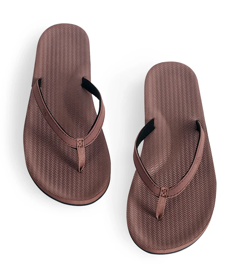Indosole Essentials Flip Flops Women Soil – Eco-Friendly Recycled Tire Sandals for Women