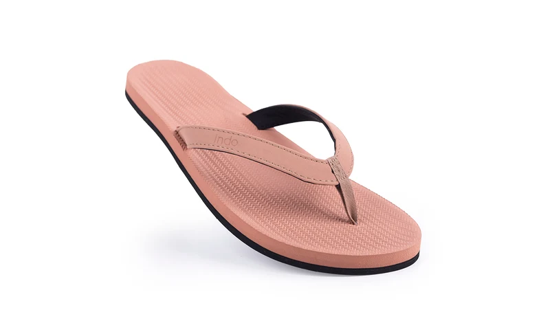 Indosole Essentials Men’s Rust Flip Flops – Eco-Friendly Comfortable Sandals