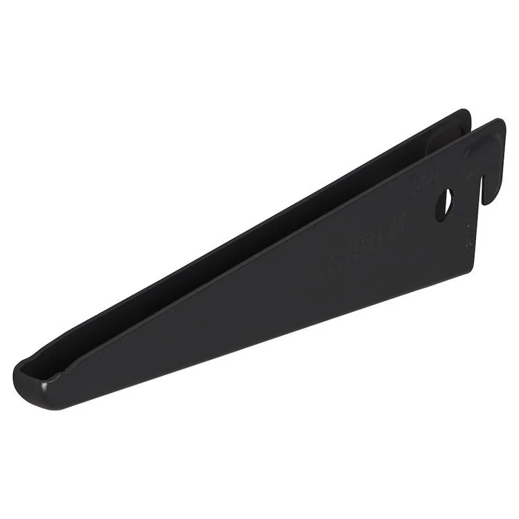 Duraline F-systeem plankendrager dubbel metaal zwart 17cm