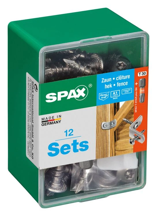 Spax hekverbinding RVS 7x35mm 12-delig