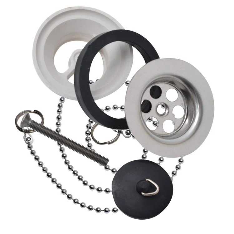 Sanivesk afvoerplug metaal, kunststof 5/4"