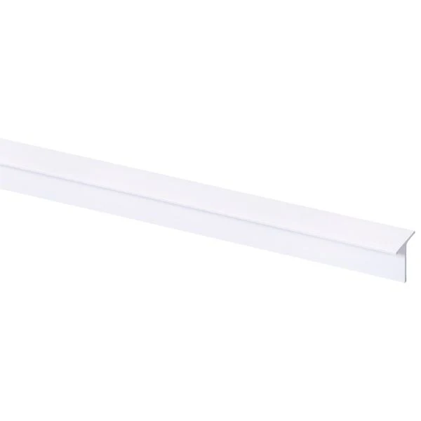 T-profiel kunststof wit 18x18mm 2,6m