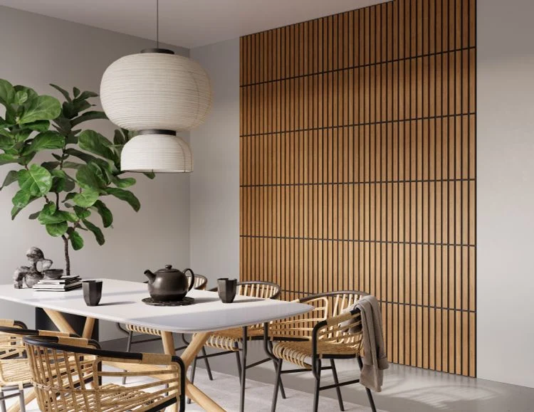 CanDo Decowall Acoustic Tile lattenwand brons eiken 50,3x50,3x7cm