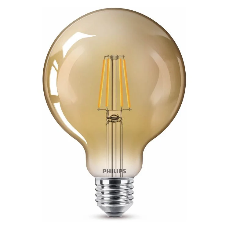 Philips LED globe dimbaar E27 goud flame 3,1W 250LM