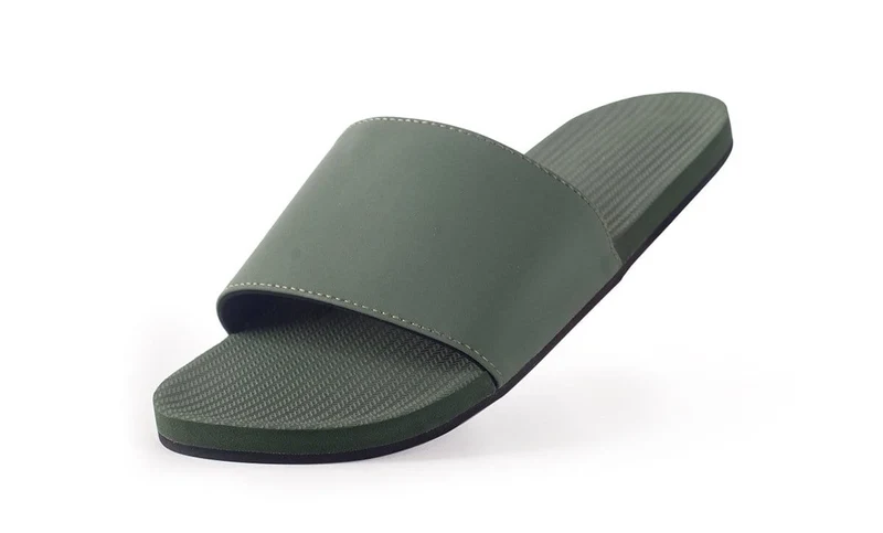 Indosole Essentials Women’s Leaf Slides – Comfortable Eco-Friendly Sandals
