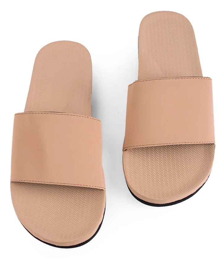 Indosole Essentials Men’s Light Soil Slides – Comfortable Eco-Friendly Sandals