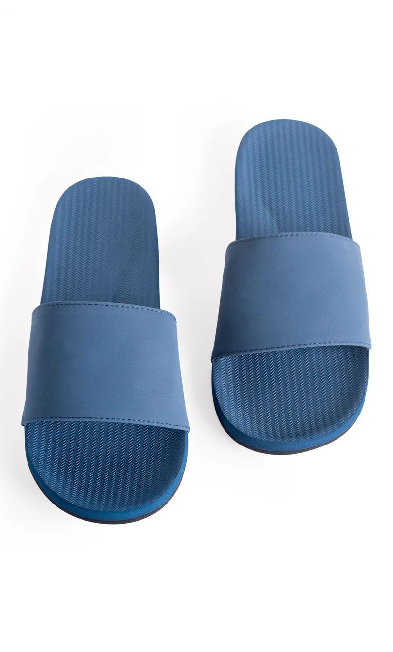 Indosole Essentials Men’s Shore Slides – Comfortable Eco-Friendly Sandals