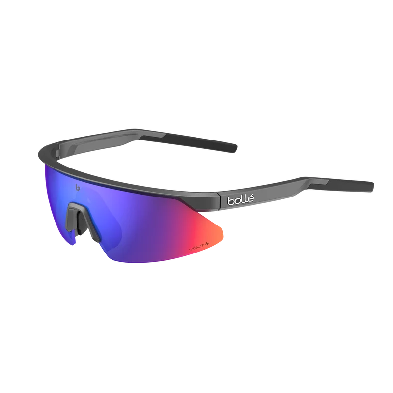Bollé Micro Edge Titanium Matte Sunglasses with Volt+ Ultraviolet Polarized Lenses