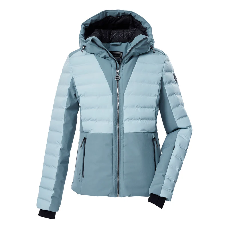 Killtec KSW 118 Ski Jas Dames - Lichtblauw/Grijs