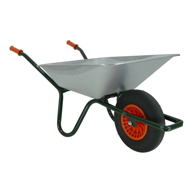 Altrad Fort kruiwagen staal zilver 85L