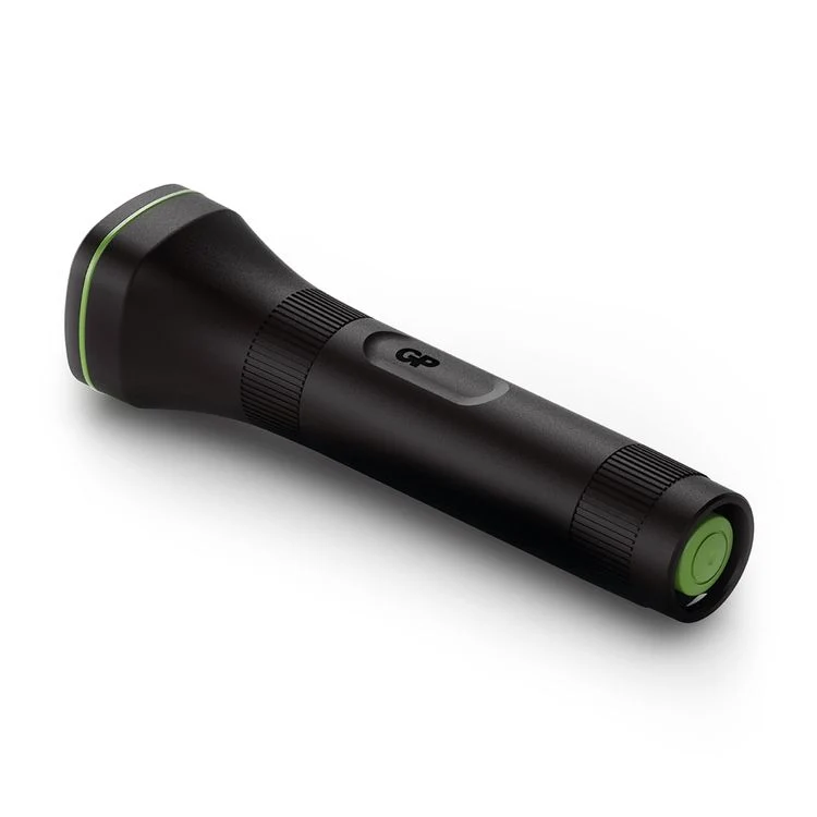 GP C105 LED zaklamp plastic zwart