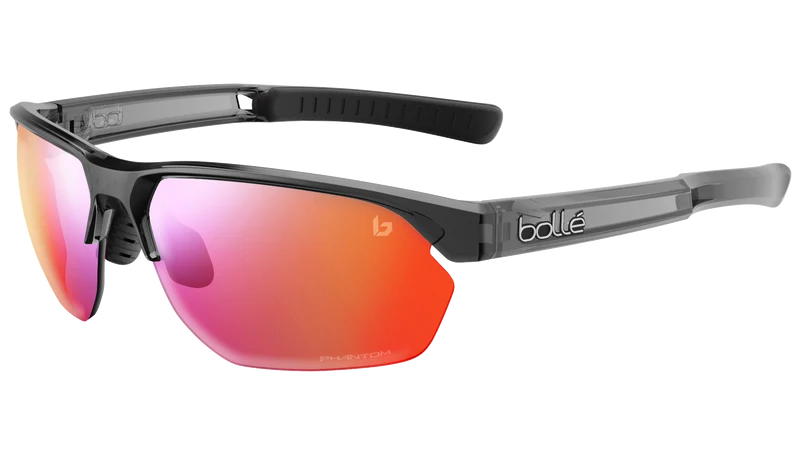 Bollé VICTUS Black Matte Phantom Clear Lava Photochromic Sunglasses – Adaptive Performance Eyewear for All Conditions