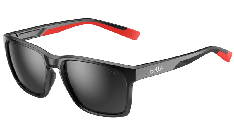 Bollé Reverence Black Shiny Sunglasses with TNS Gun Lens