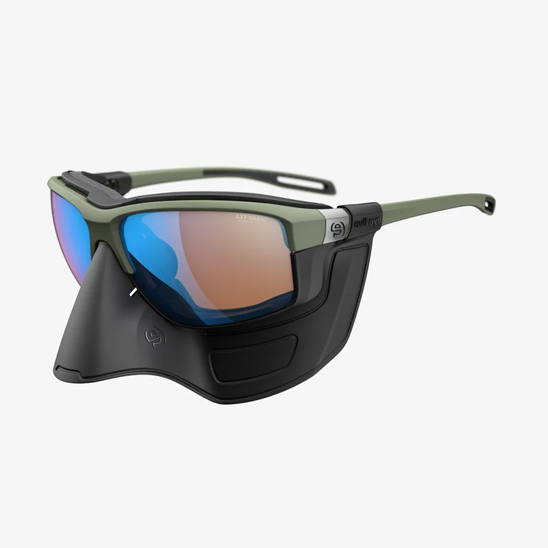evil eye Elate Extreme / Forest Green Matt LST Bluelight Vario Blue Mirror