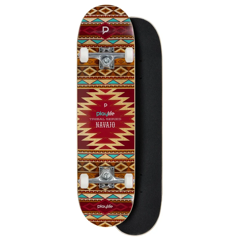 Playlife Tribal Navajo Skateboard – Bold Tribal Design with Pro-Level Performance