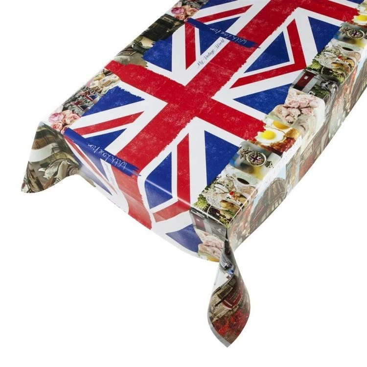 Tafelzeil London multi 140cm per meter