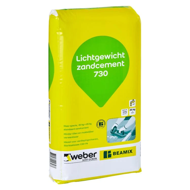 Weber Beamix lichtgewicht zandcementmortel grijs 20kg