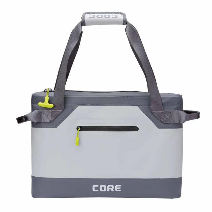 CORE EQUIPMENT 10L Performance Soft Cooler Tote – Holds 12 Cans, Grey