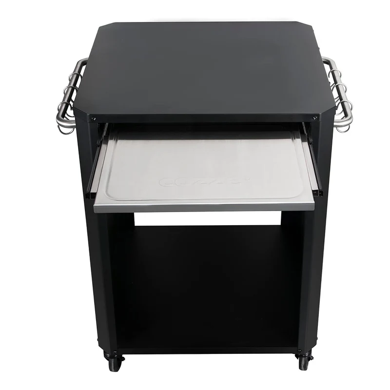 Cozze® Outdoor Table with Pull-Out Shelf – Durable Outdoor Prep & Serving Station