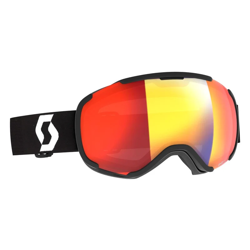 Scott Faze II LS Skibril - Zwart/Rood