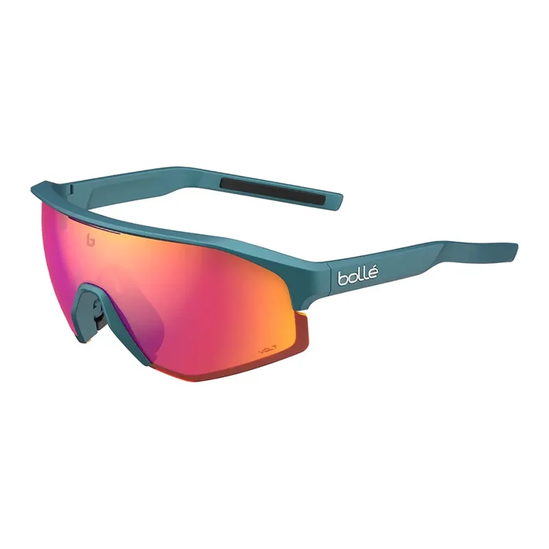 Bollé SAMPLE Lightshifter Creator Teal Metallic Sunglasses with Volt+ Ruby Polarized Lenses