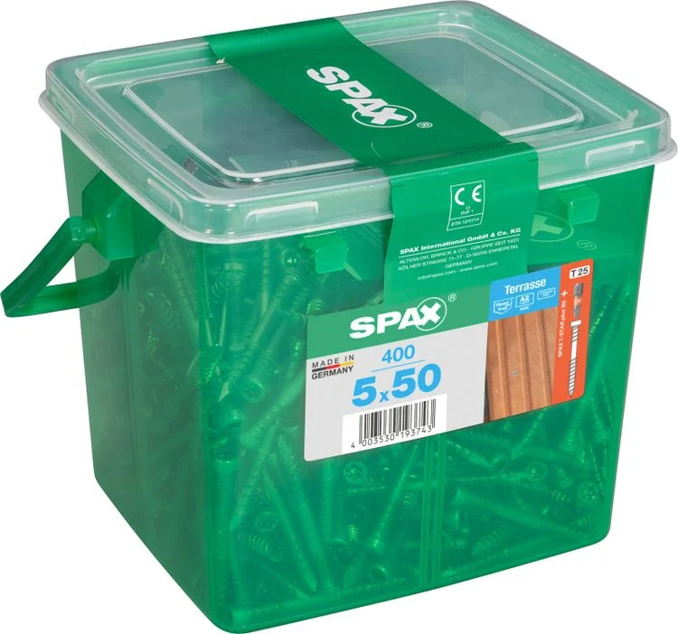 Spax Terrasse terrasschroef T-star plus cilinderkop 5x50mm 400st