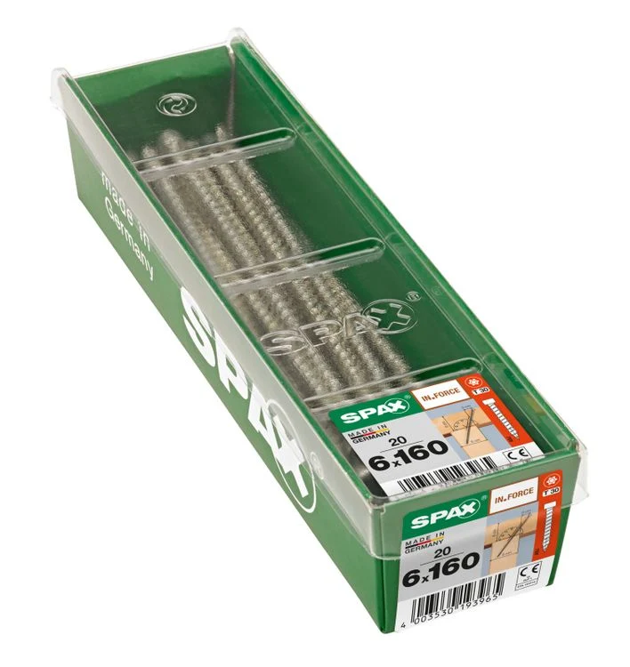 Spax IN.Force schroef T-star plus cilinderkop 6x160mm 20st