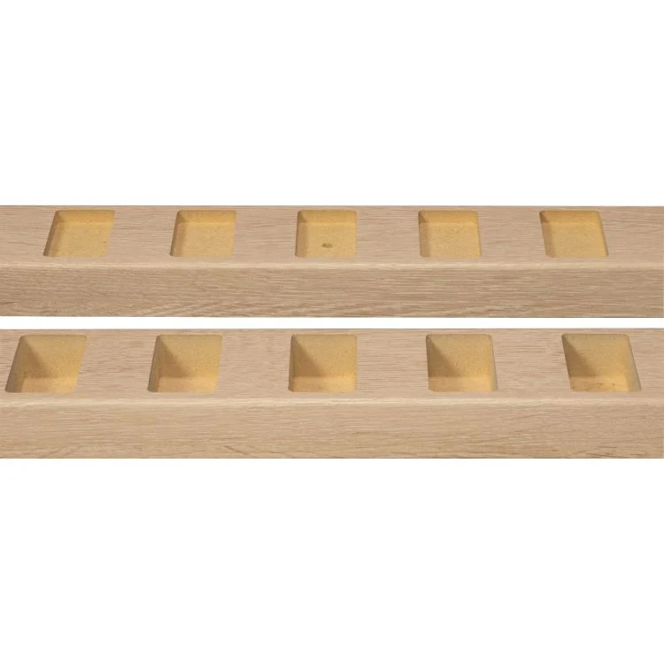CanDo roomdivider profiel recht MDF natuur eiken 100x6,5x5,7cm