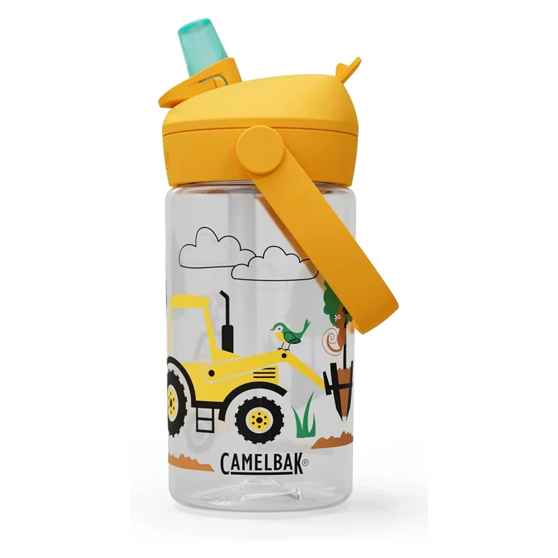 Camelbak Thrive Flip Straw Kids Water Bottle 14oz – Tractors & Trees