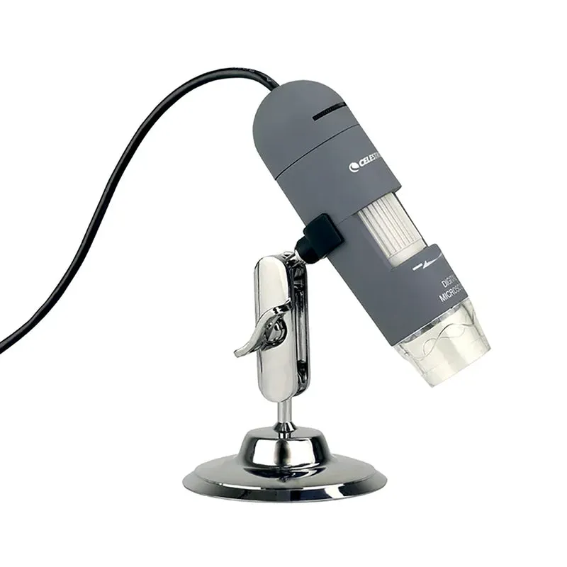 Celestron Deluxe Handheld Digital Microscope – High-Resolution Portable Microscope for Education & Hobby Use