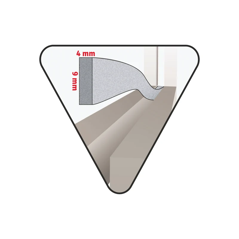 Deltafix tochtstrip grijs 12m