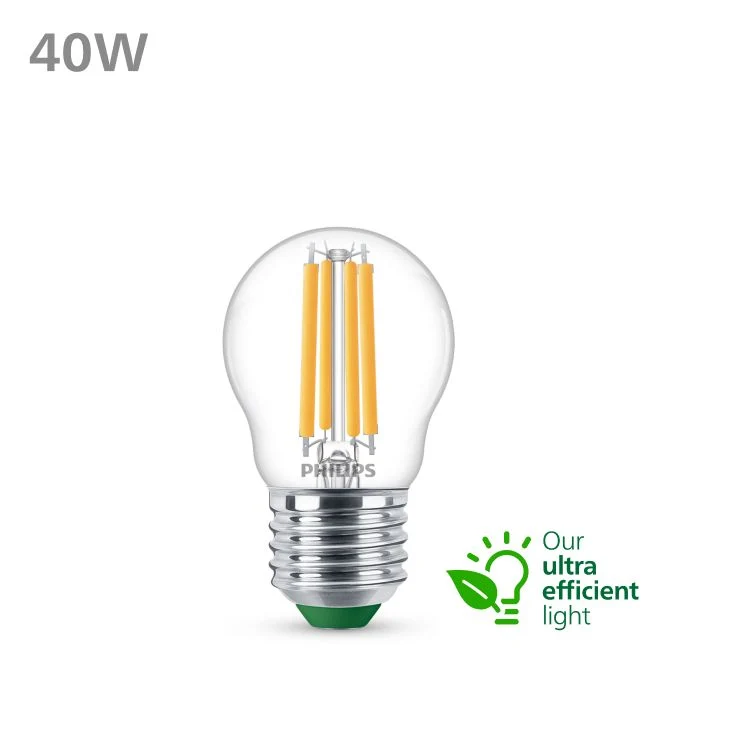 Philips LED kogel E27 helder warm wit 2,3W 485LM
