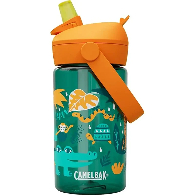 Thrive Flip Straw Kids 14oz, Jungle Animals