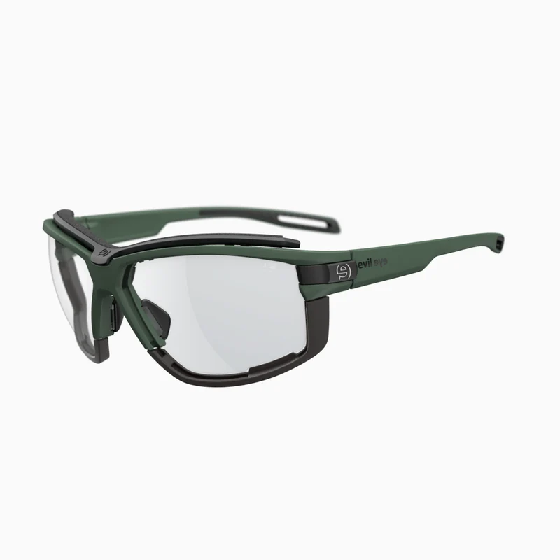 evil eye Pathline Air Pro mit Sehstärke / Dark Green Matt