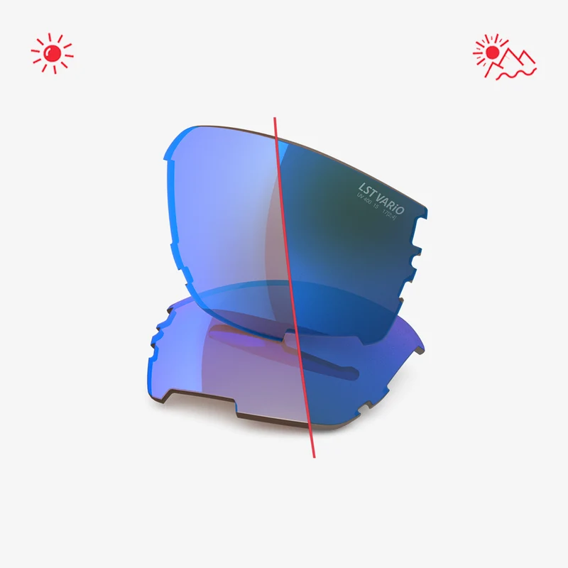 evil eye Pathline Air Pro Wechselgläser / LST Bluelight Vario Blue Mirror