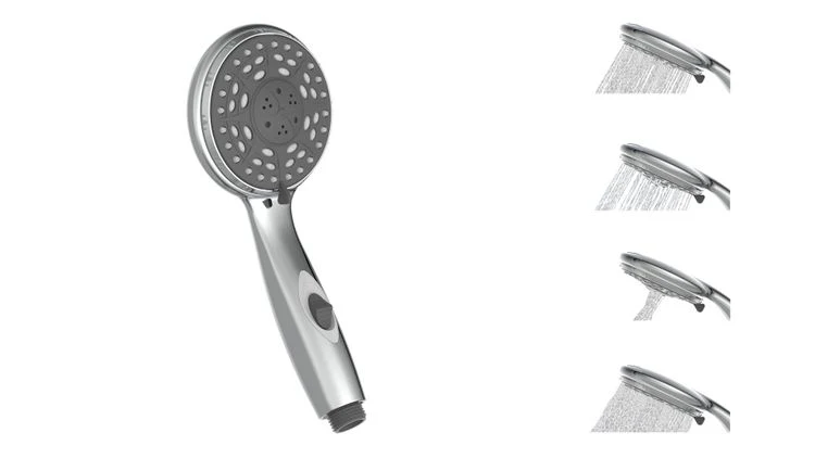 Schutte AQ2SAVE handdouche 4 standen chroom ⌀10cm