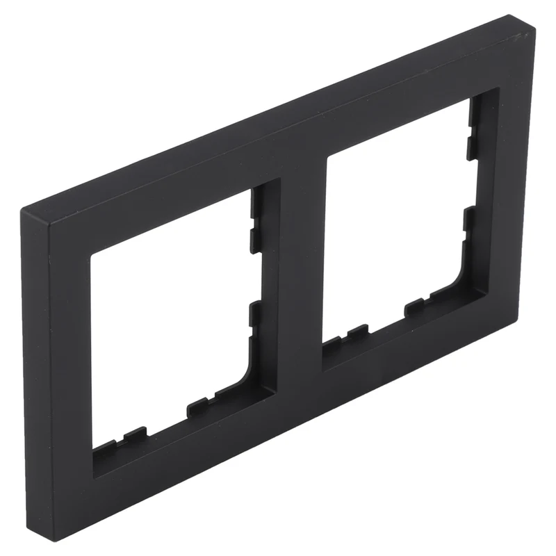 Q-Link S-Line afdekraam 2-voudig mat zwart