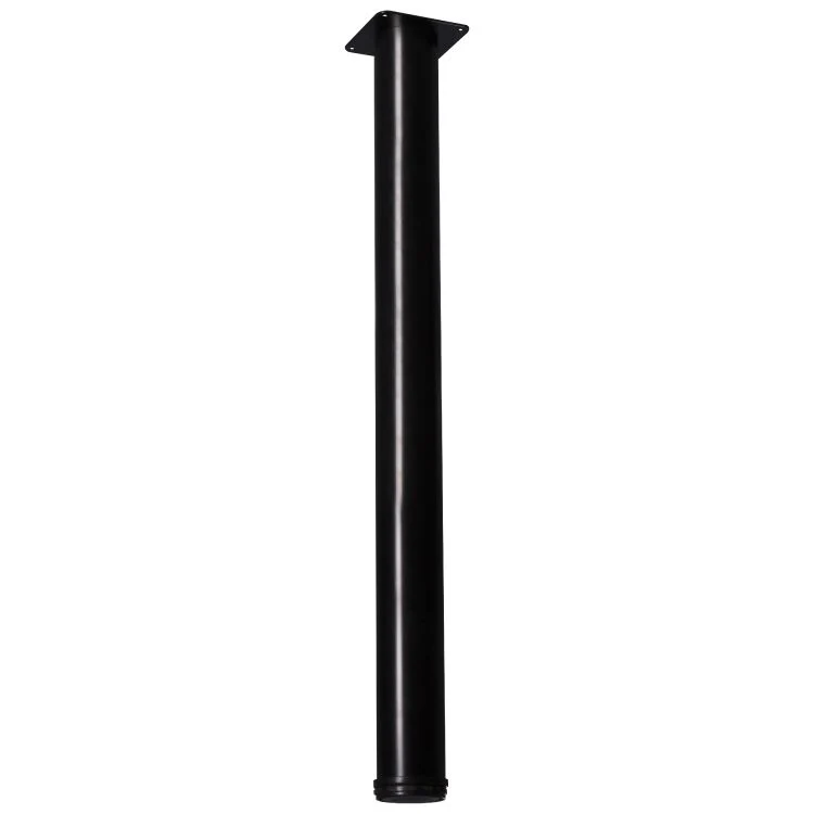 Meubelpoot Bonita rond metaal zwart ⌀7,6x90cm
