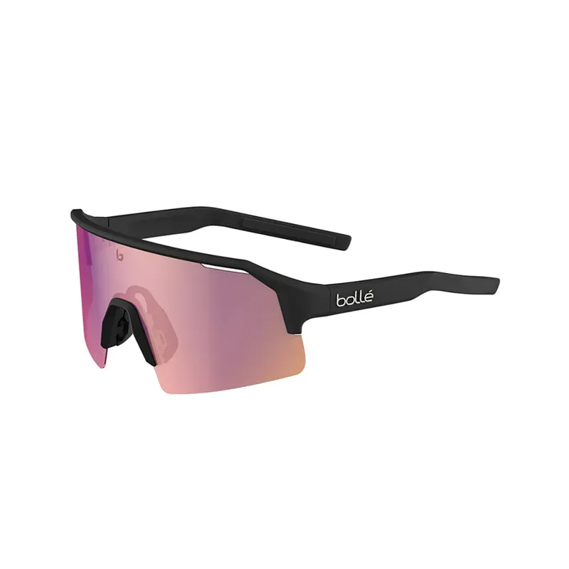Bollé C-SHIFTER Black Matte Helmet with Clear Ruby Photochromic Lens