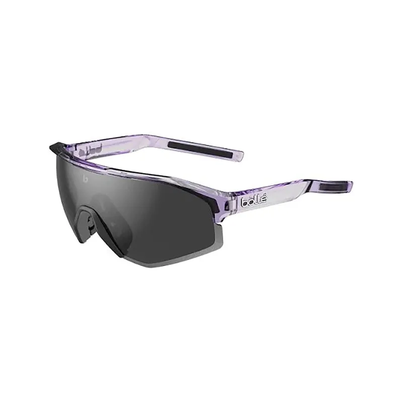 Bollé LIGHTSHIFTER Astro Purple Crystal Sunglasses – TNS Gun Polarized Lenses for Outdoor Sports & Adventure