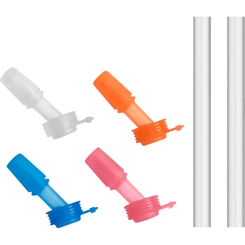Camelbak Eddy+ Kids Water Bottle Accessories – 4 Multi Bite Valves & 2 Replacement Straws
