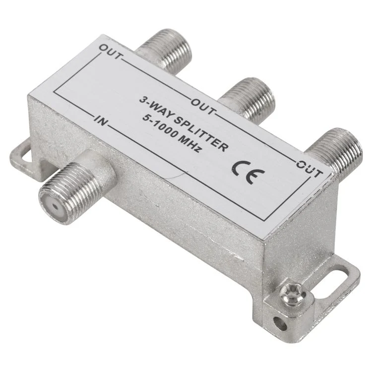 Q-Link coax f-splitter zilver