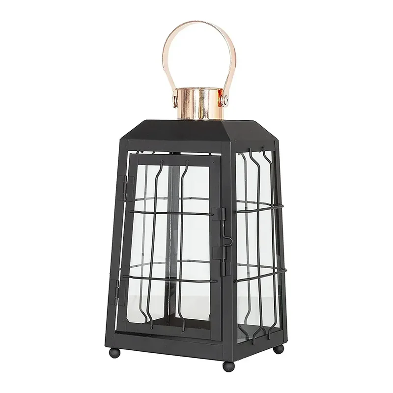La Hacienda Alderin Medium Lantern – Stylish Outdoor Garden & Patio Lighting