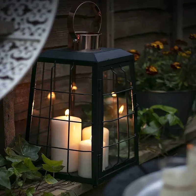 La Hacienda Alderin Large Lantern – Outdoor & Decorative Lighting