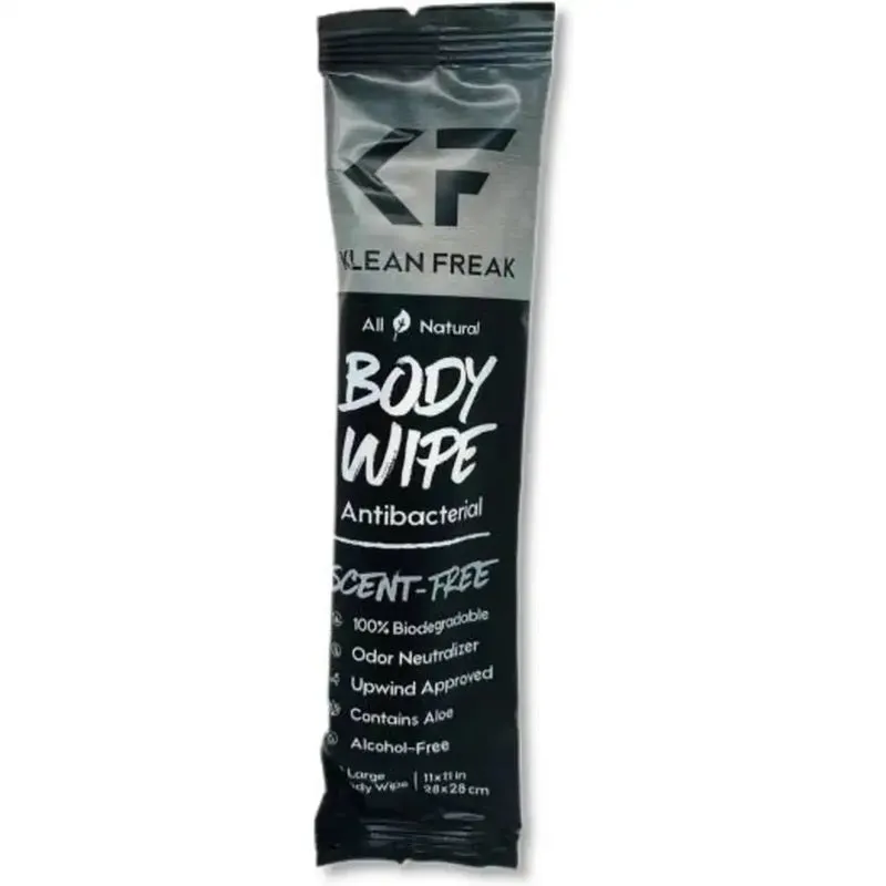 Klean Freak Body Wipes 100 Pack – Scent Free Heavy Duty Cleansing Wipes for Adults