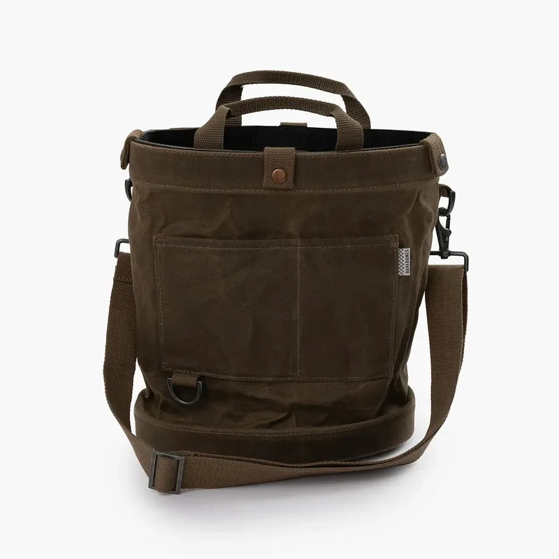 BareBones Foraging Bag – Durable Dark Khaki Outdoor Backpack for Foraging & Field Use