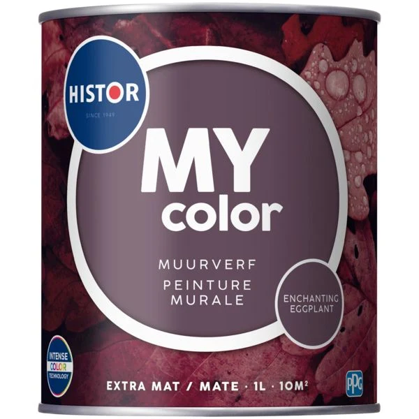 Histor MY color muurverf extra mat enchanting eggplant 1L