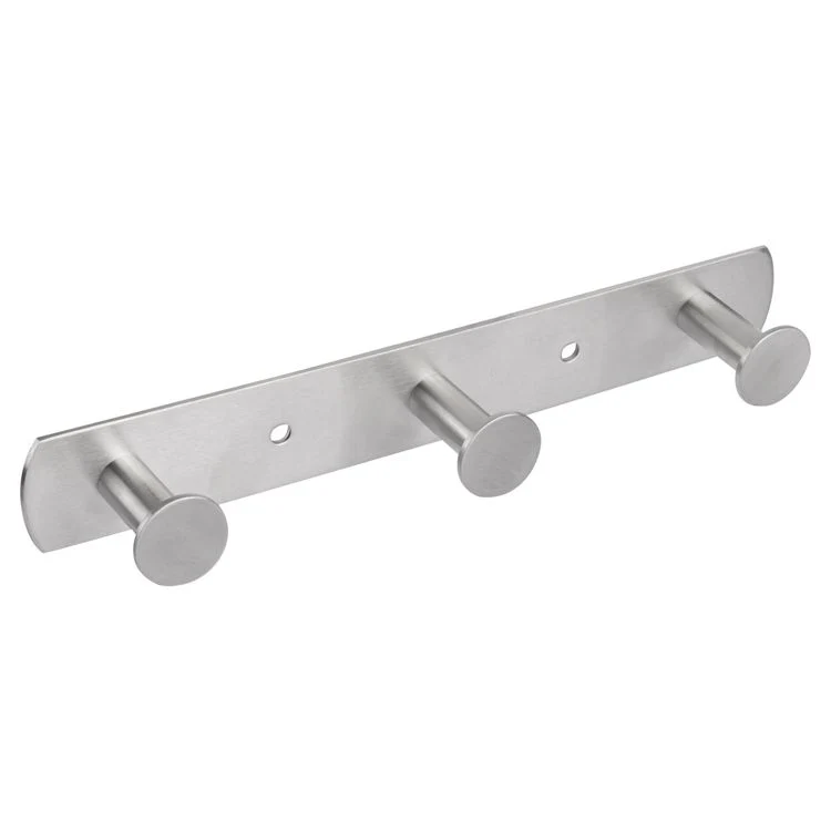 Differnz kapstok 3 haken RVS mat chroom